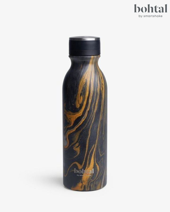 Bohtal Insulated Flask - Black Marble