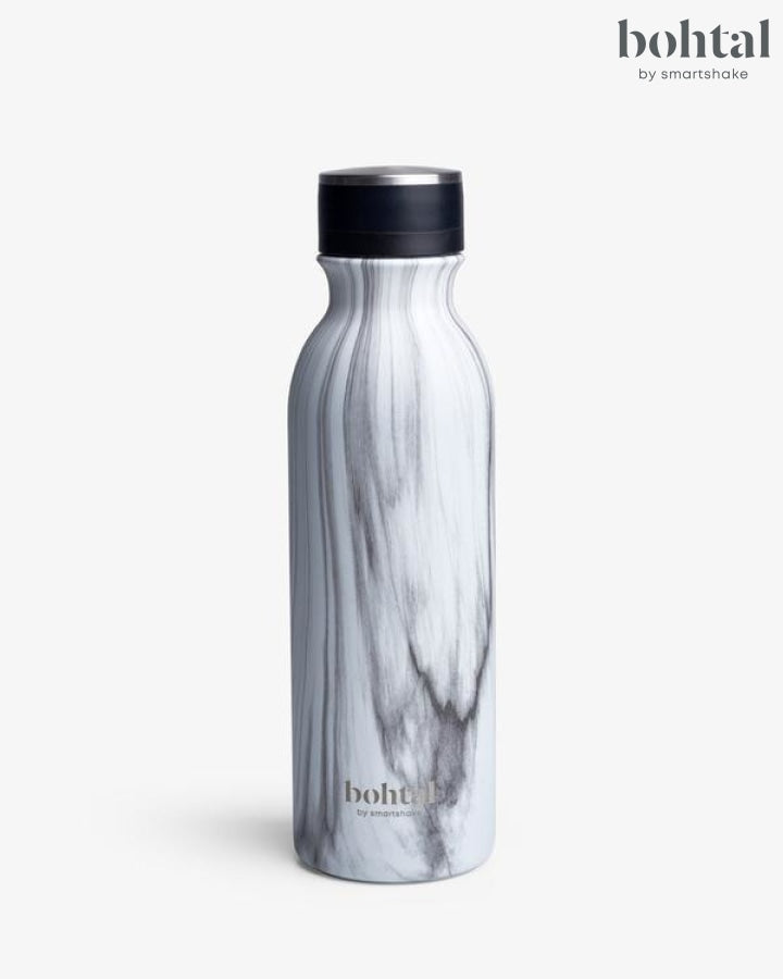 Bohtal Insulated Flask - White Marble