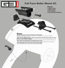 Cookie Full Face - GoPro Roller Mount - Valkiria Extreme