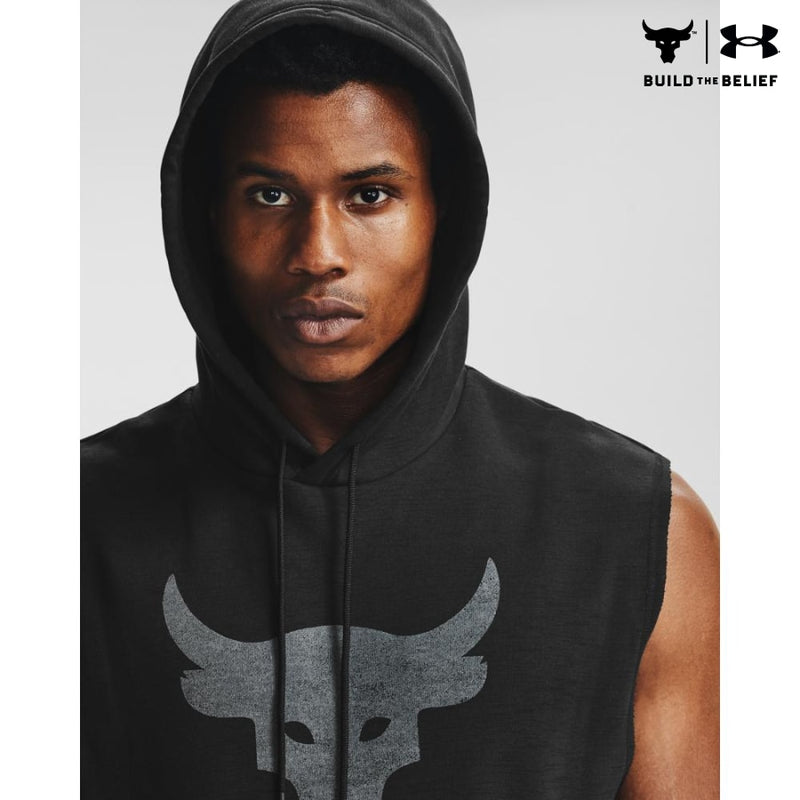 Men's Project Rock Charged Cotton® Sleeveless Hoodie - Valkiria Extreme