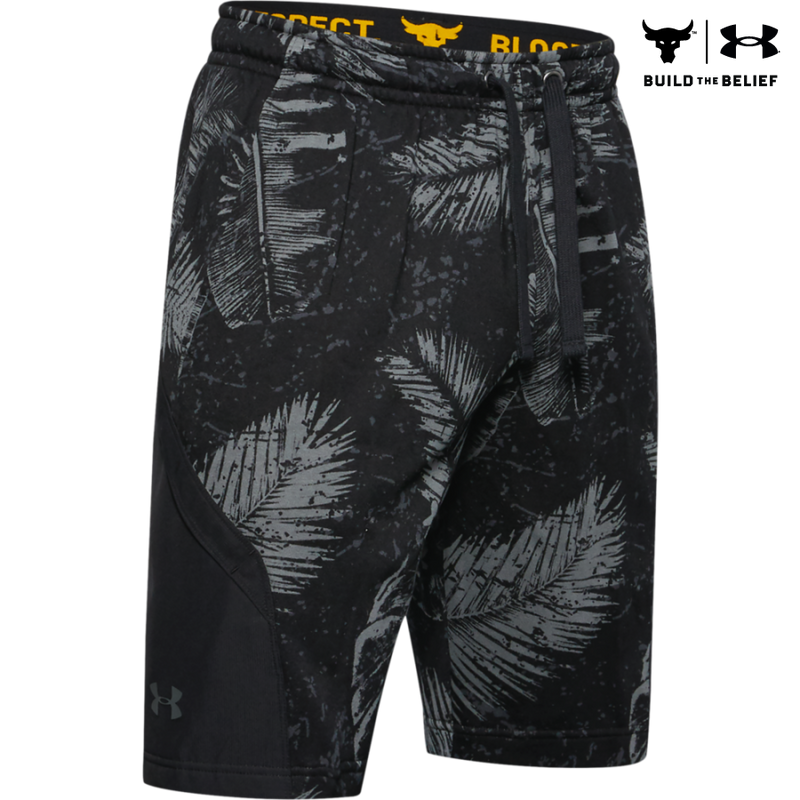 Men's Project Rock Terry Printed Shorts - Valkiria Extreme