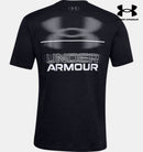 Mens Ua Blurry Logo Wordmark Short Sleeve