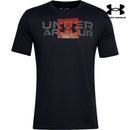Mens Ua Box Logo Wordmark Short Sleeve