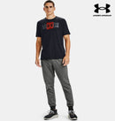 Mens Ua Box Logo Wordmark Short Sleeve