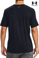 Mens Ua Box Logo Wordmark Short Sleeve