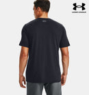 Mens Ua Grid Short Sleeve - Black