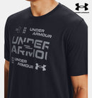 Mens Ua Grid Short Sleeve - Black