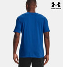 Mens Ua Grid Short Sleeve - Blue