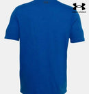 Mens Ua Grid Short Sleeve - Blue